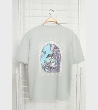 Graphic Printed Crew Neck T-Shirt