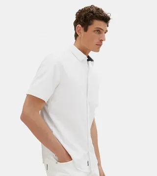 Solid Short Sleeves Shirt