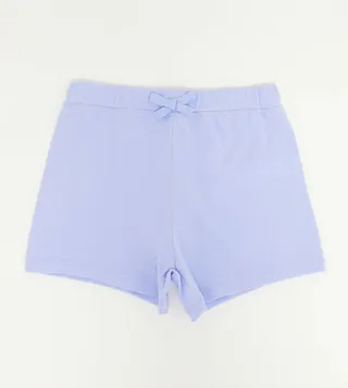 Solid Drawstring Waist Shorts