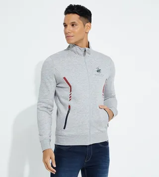 Full Zipper Mock Neck Jacket
