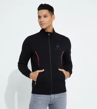 Full Zipper Mock Neck Jacket