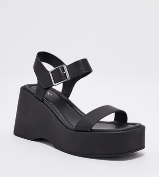 PAULINE Ankle Strap Wedges