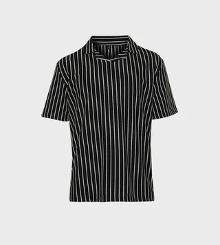 Striped Short Sleeves Polo T-Shirt