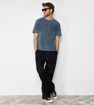 Washed Crew Neck T-Shirt