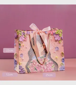 3D Beautiful Goddess Birthday Gift Bag-Medium 25 x 22 x 12 cm