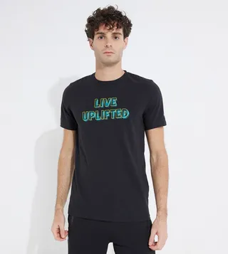 Printed Short Sleeves Active T-Shirt