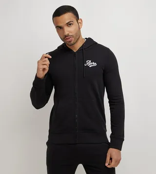 Aero Men's Logo Embroidered Hoodie
