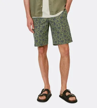 Reso Printed Regular Fit Shorts