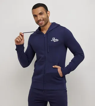 Aero Men's Logo Embroidered Hoodie