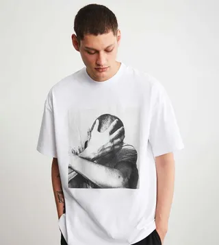 Printed Short Sleeves Oversized T-Shirt
