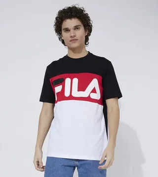 Color Block Logo Printed T-Shirt