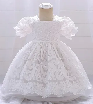 Emily Embroidered Party Dress