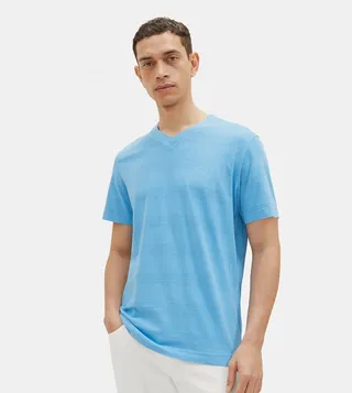 Washed V-Neck T-Shirt