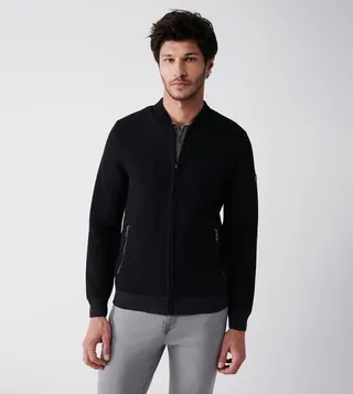 Zip Front Long Sleeves Cardigan