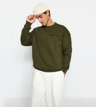 Limited Edition Zip Detail Sweatshirt