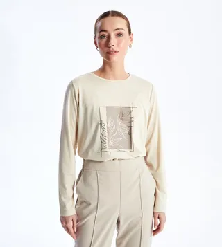 Printed Long Sleeves T-Shirt