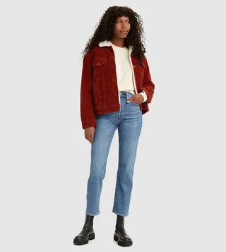 Wedgie Straight Jeans