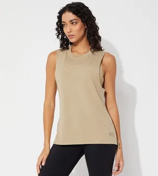 Marl Crew Neck Tank Top