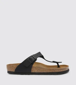 Buckle Detailed T-Strap Sandals