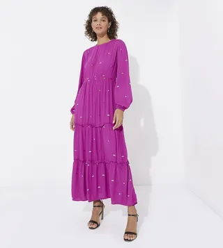 Aero Girl's Sequins Detail Maxi Dress