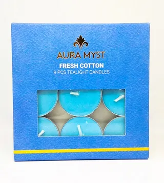 T-Light 9Pcs - Fresh Cotton