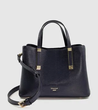 Mididorrie Croc Textured Tote Bag
