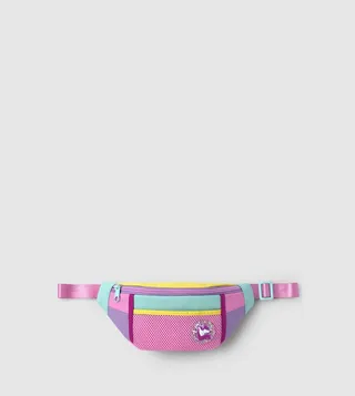 Girl's Color Block Belt Bag