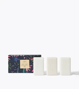 Floral Soap Trio Set