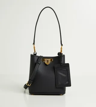 ALCOTT Textured Bucket Bag