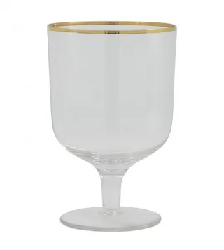 Wineglass Bergen Golden Border - Gold