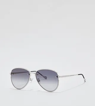 Tinted Aviator Sunglasses