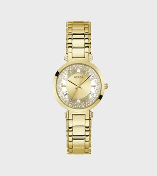 Crystal Quartz Analog Watch, 33mm