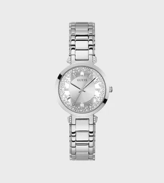 Crystal Quartz Analog Watch, 33mm