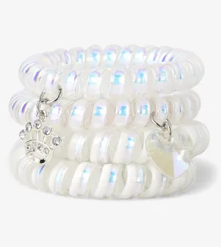 Pack of 4 Girls Coil Bracelets