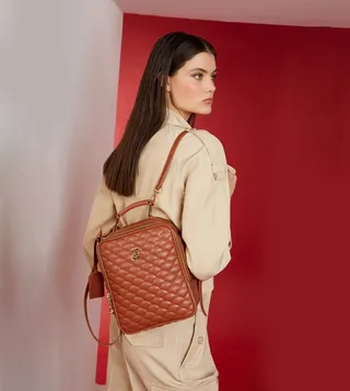 Quilted Mini Backpack