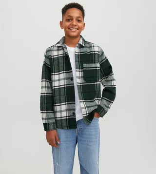 Plaid Long Sleeves Overshirt
