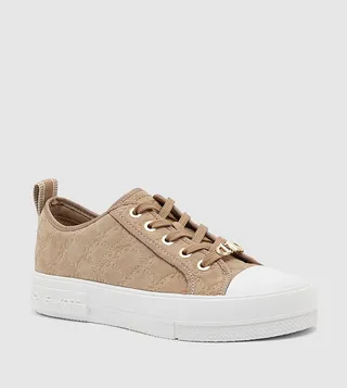 EVY Debossed Lace Up Shoes