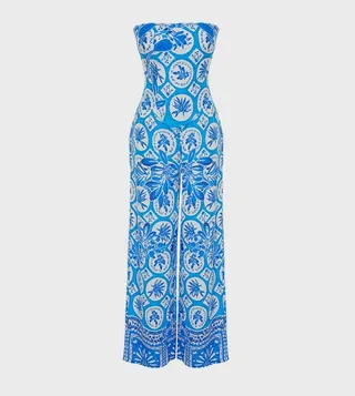 Patterned Strapless Co-Ord Set