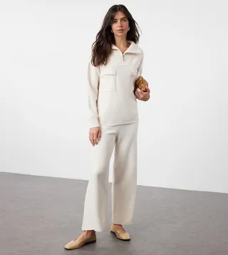 Knitted Pocket Detail Co-Ord Set