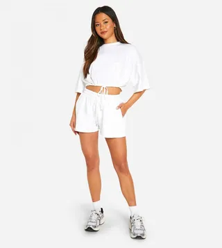 Dsgn Studio Cropped T-Shirt and Short Set