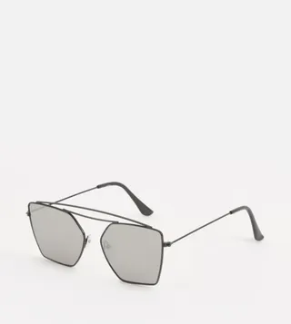 Asymmetric Aviator Sunglasses