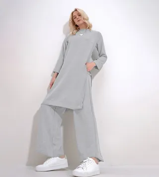 Long Sleeves Tunic and Trousers Set