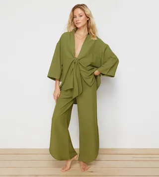 Tie-Down Shirt and Trouser Set