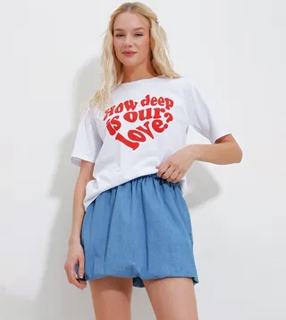 Printed Short Sleeves T-Shirt