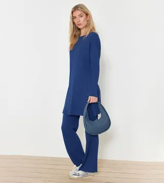 Knitted Long Sleeves Co-Ord Set