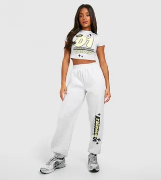 Motorsport Print Short Sleeves Co-Ord Set