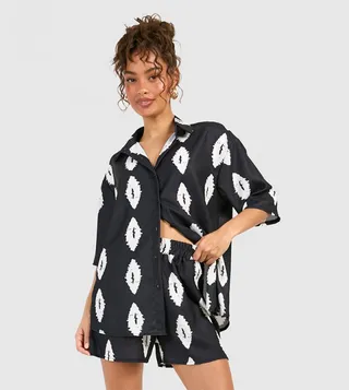 Hammered Aztec Print Co-Ord Set