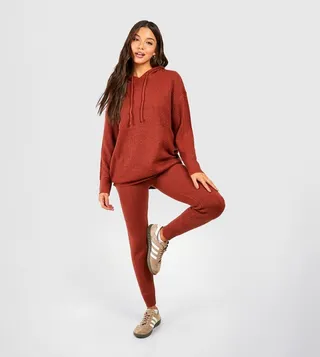 Soft Knit Hoodie Co-Ord Set