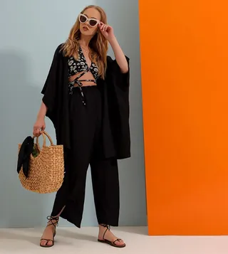 Oversized Jacket and Trouser Set