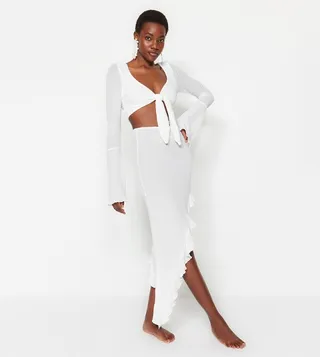 Knitted Asymmetric Co-Ord Set